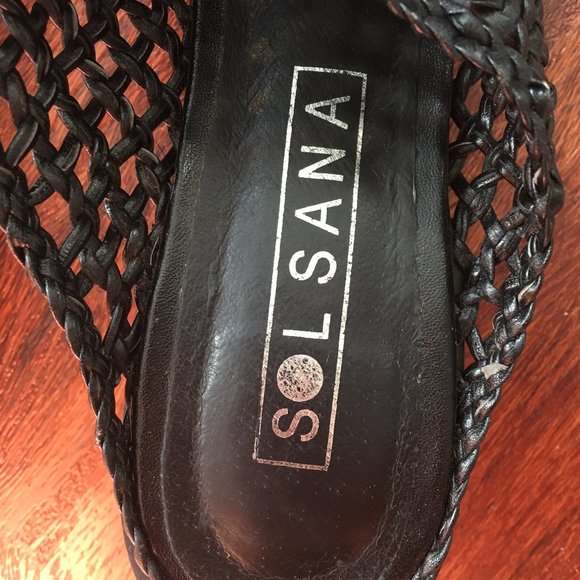 Sol Sana Parker black woven leather mules - Picture 5 of 9